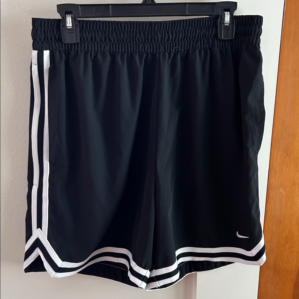 Nike Black Shorts with White Accents